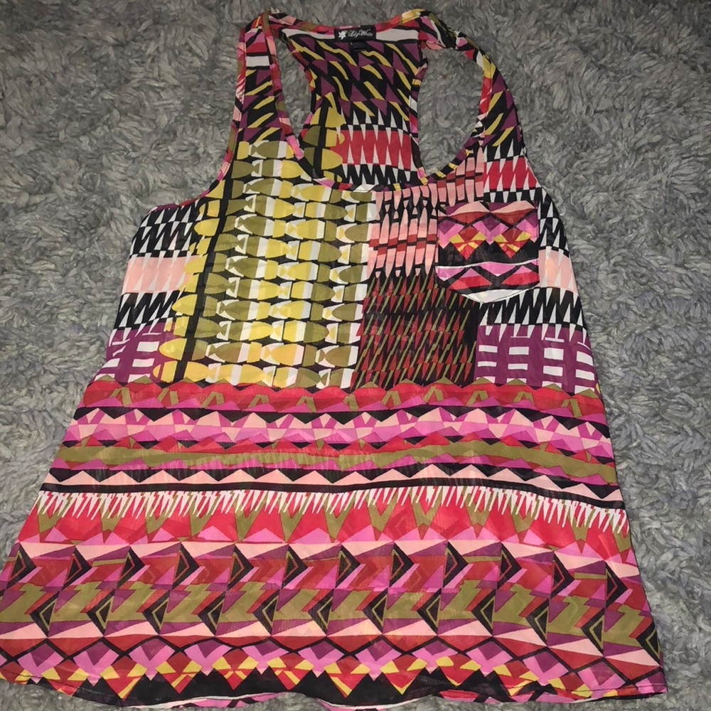 patterned tank top
